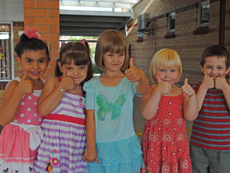 Kindergarten gets a thumbs up from new students of St Anthony's Catholic Primary Girraween