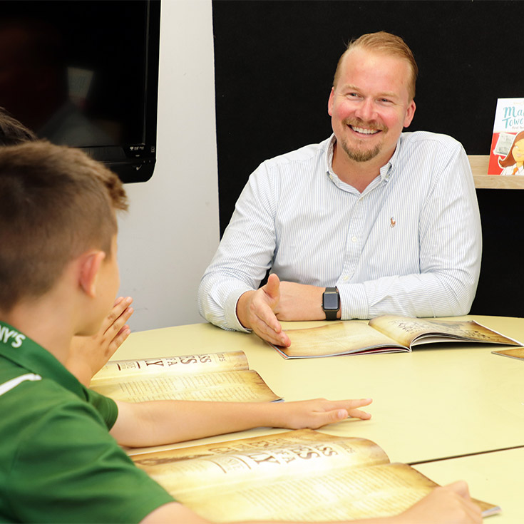 St Anthony's Catholic Primary School Girraween dedicated teacher and students