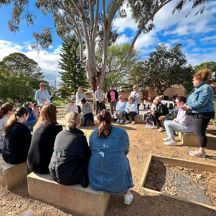Teachers learning at St Anthony's Catholic Primary Girraween