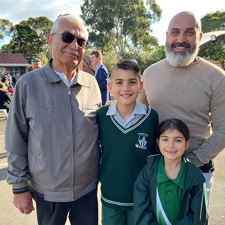 St Anthony's Catholic Primary School Girraween students and parents