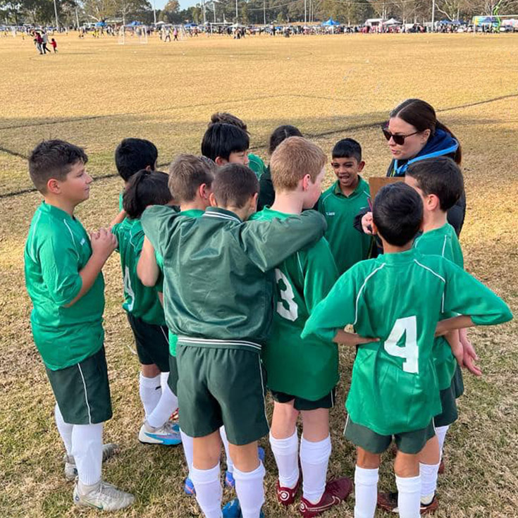 Sports team at St Anthony's Catholic Primary Girraween